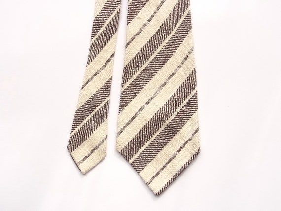 Flauschige Krawatte – Bouretteseide – Vintage - image 3