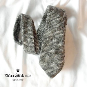 Wool tie made of strong Irish tweed – vintage 60s