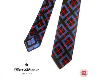 1930s Tie – Check Pattern – Vintage Italy