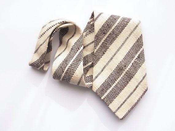 Flauschige Krawatte – Bouretteseide – Vintage - image 4