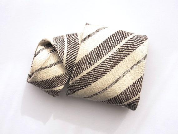 Flauschige Krawatte – Bouretteseide – Vintage - image 5