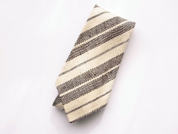 Flauschige Krawatte – Bouretteseide – Vintage - image 2