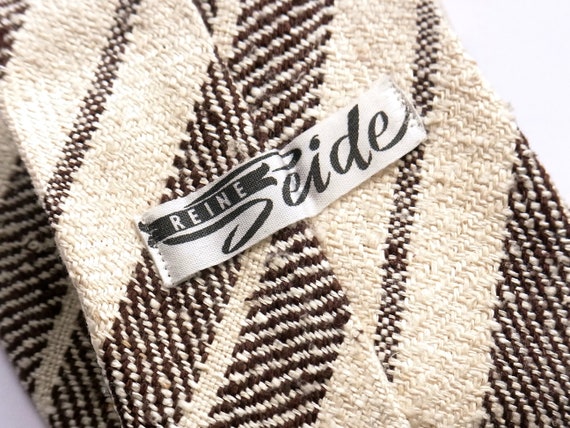 Flauschige Krawatte – Bouretteseide – Vintage - image 9