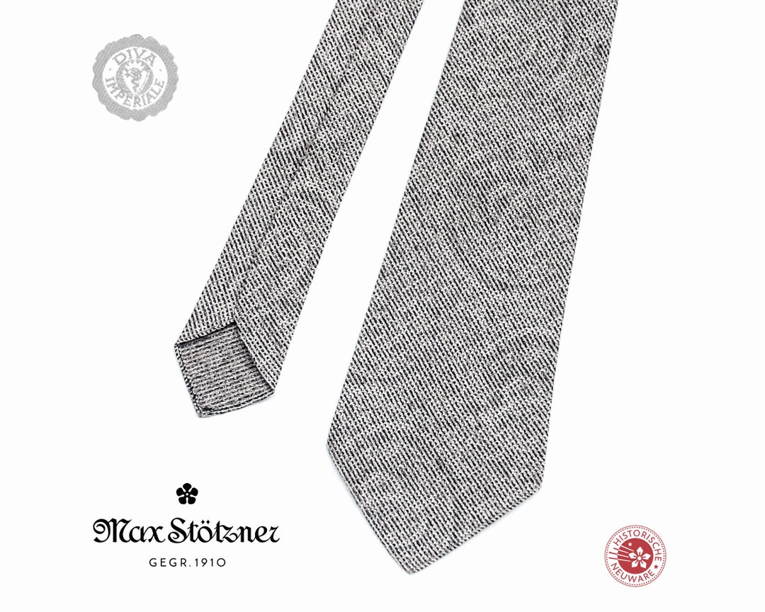 Subtle Pattern Tie Italian Tie Grey With Subtle Pattern – Vintage – by Diva – Rare - Etsy