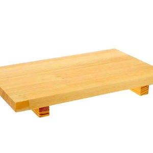 Wooden Sushi Serving Board – Japanese Style Sushi Tray, Natural Wood Platter for Sushi or Appetizers, Minimalist Kitchen Gift Idea