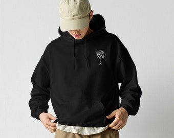 Beer Head - Hoodie [Illustrated Hoodie with Stick, 2 colour]