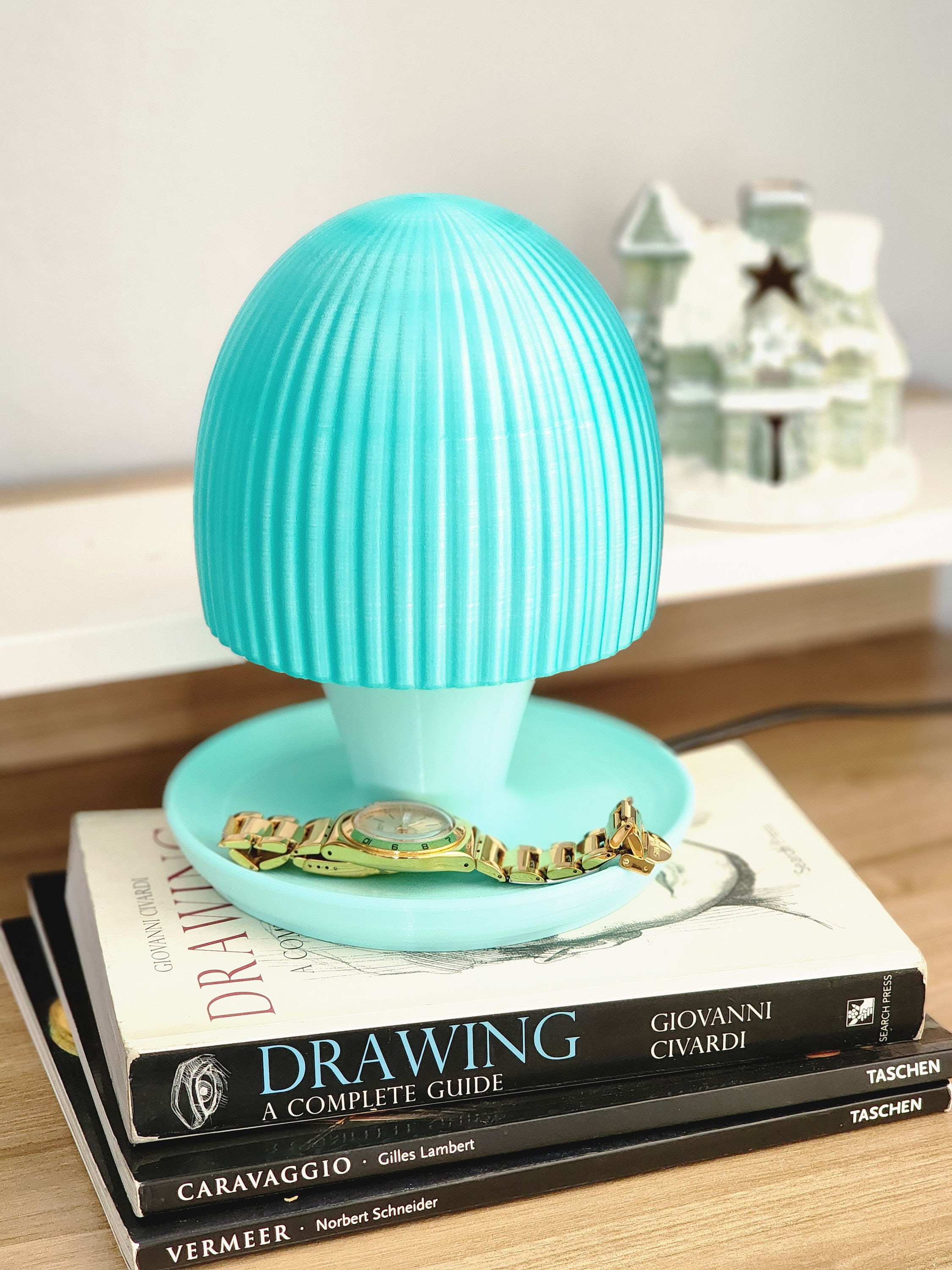 Modern Table Lamp, Minimalist Lighting, Glass Table Lamp, Ambient Light ...