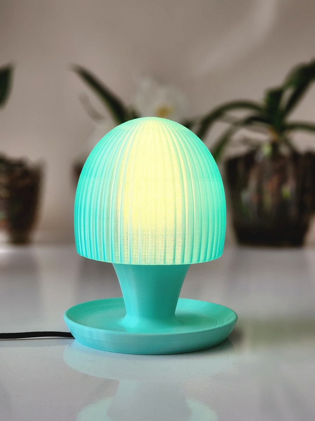 Modern Table Lamp, Minimalist Lighting, Glass Table Lamp, Ambient Light ...