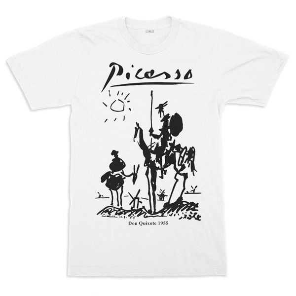 Don Quixote by Pablo Picasso Shirt / Men's Women's Sizes / Cotton Tee (PAB-962111)