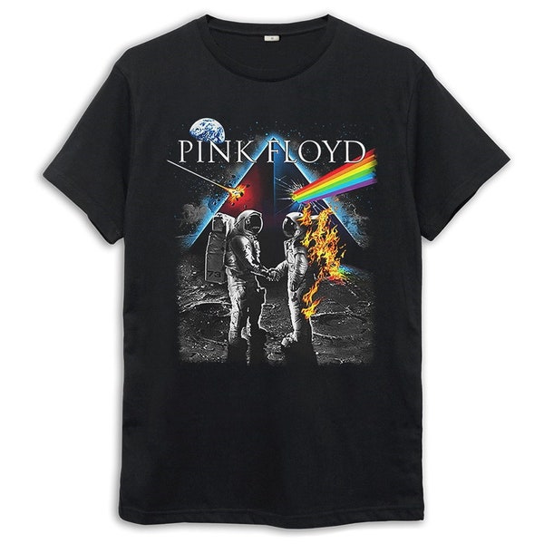 T-shirt Pink Floyd La face cachée de la lune / Tailles homme femme / T-shirt en coton (FLO-854310)