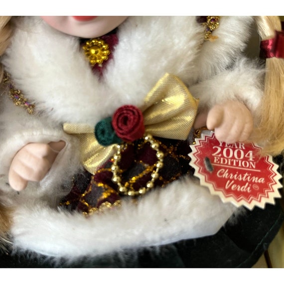 Vintage, 2004 Christmas Coll. Christina Verdi Doll. Original Box