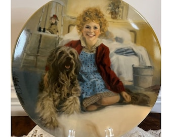 Vintage, 1982, Knowles, Exclusive, Annie and Sandy, numbered, collector's plate