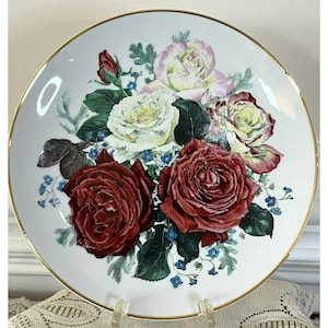 Vintage Royal National Rose Society, The Majesty of Roses Fragrant Glory Plate