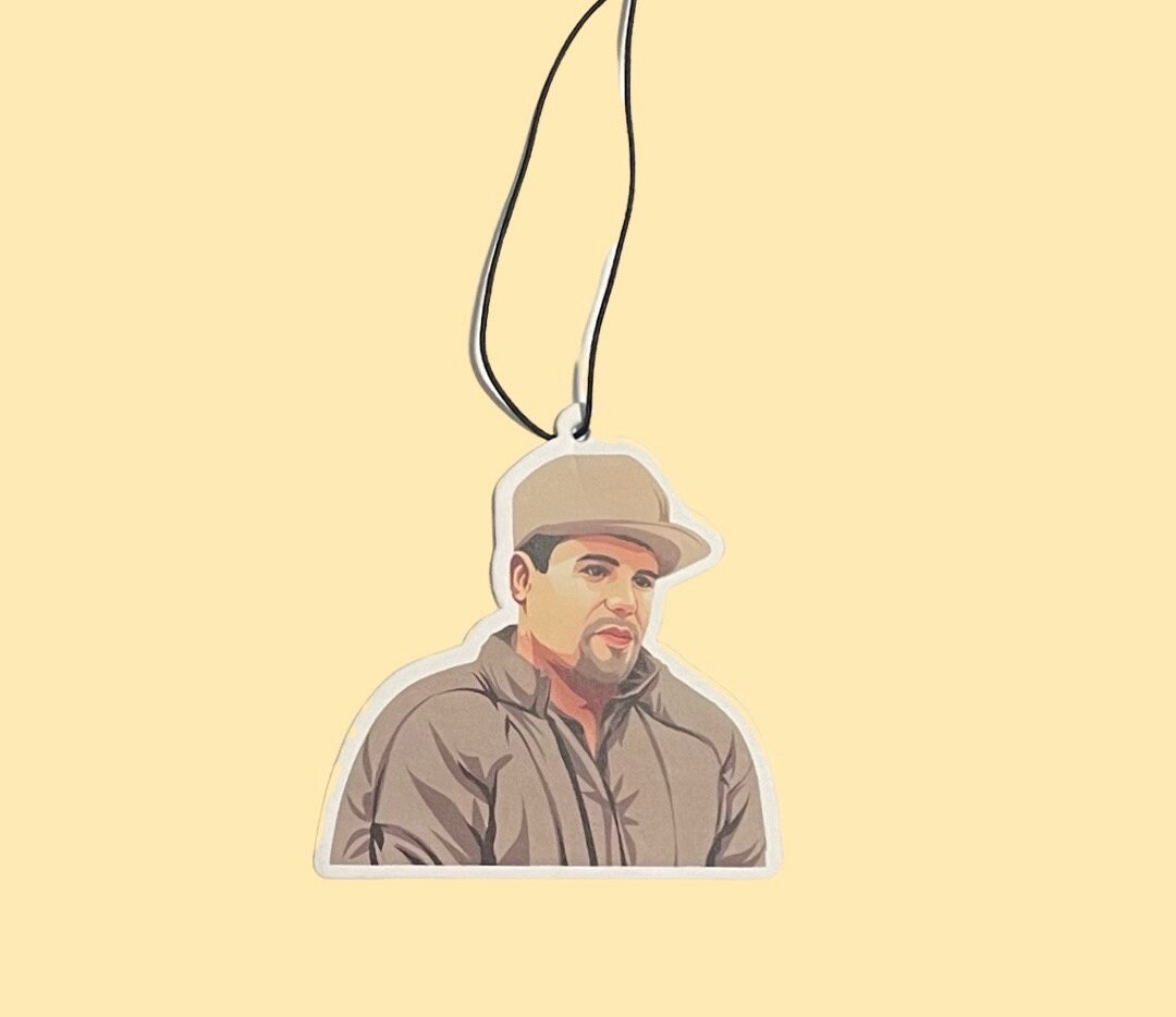 El Chapo Air Freshener Aromantisante De Carro El Chapo Guzman Etsy