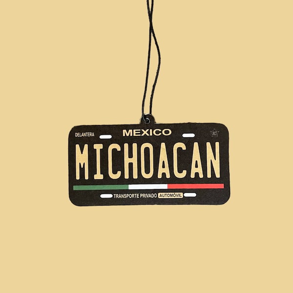 Michoacán Plate Air Freshener