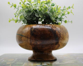 Hand Turned Blackjack Oak Bowl