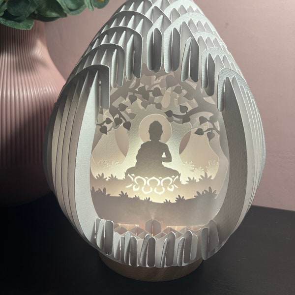 Lampe en papier « Bouddha »