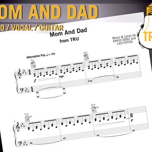 Mom And Dad (TRU) - Piano / Vocal / Guitar