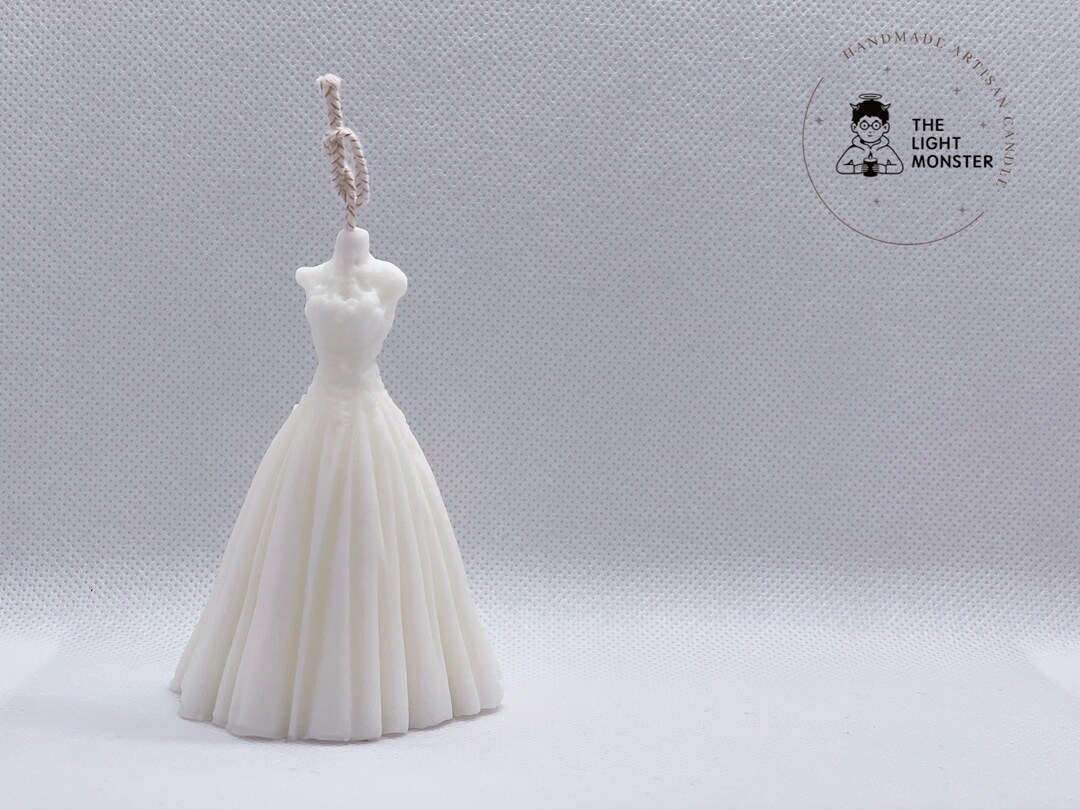 Lady Wedding Dress Candle Wedding Candle Gift Idea 100 Etsy