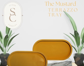 The Mustard Terrazzo Tray