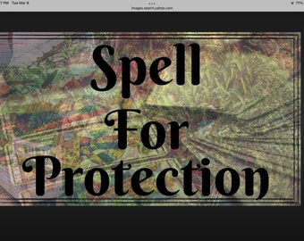 PROTECTION SPELL Black Magic Spell... When All Other Spells Have Failed