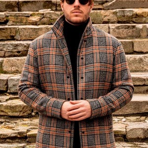 Herren Wollhemdjacke: Shacket mit Knöpfen, Schafwolle, Limitierte Auflage