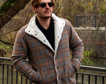 Ralph Lauren wool check Jacket 90’s OLD Vintage 90's Polo Ralph Lauren Green Black Wool Buffalo