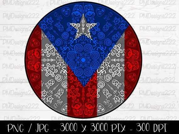Puerto Rico png, Taino symbol png, Puerto Rican art, Puerto Rico sublimation, boricua png, Latina png, Puerto Rico flag png, boricua clipart