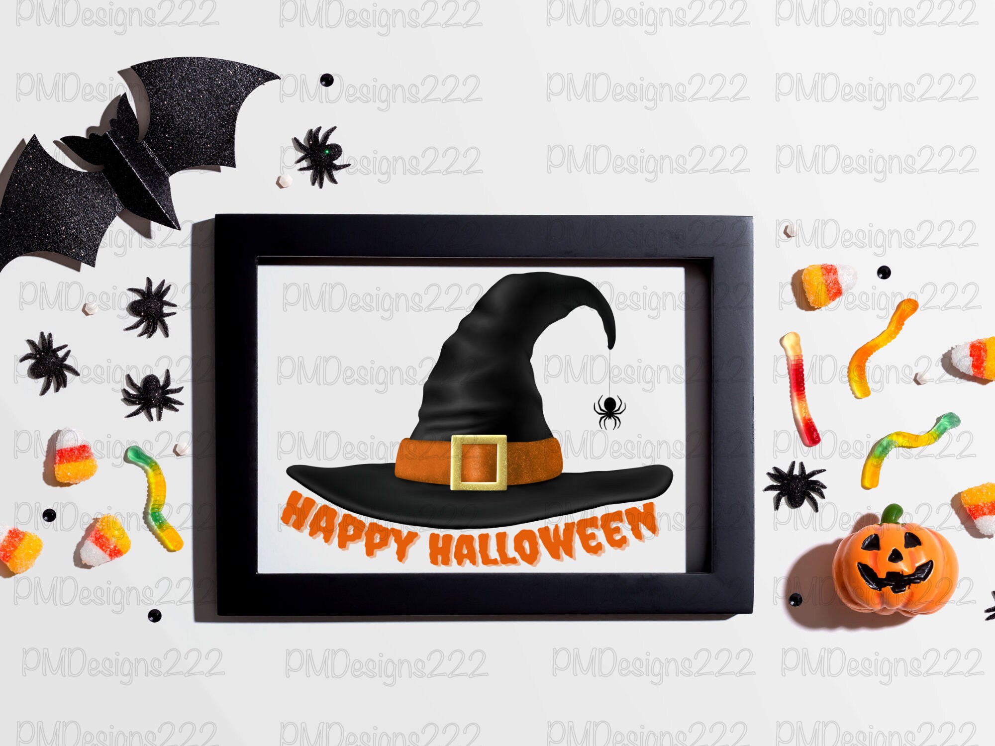Witch Hat Png Happy Halloween Png Witch Hat Clipart Bundle - Etsy