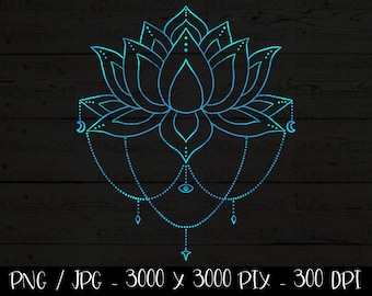 Blue Lotus flower png, minimalist lotus png, lotus png, lotus flower art, lotus flower png, lotus clipart, minimal lotus, printable download