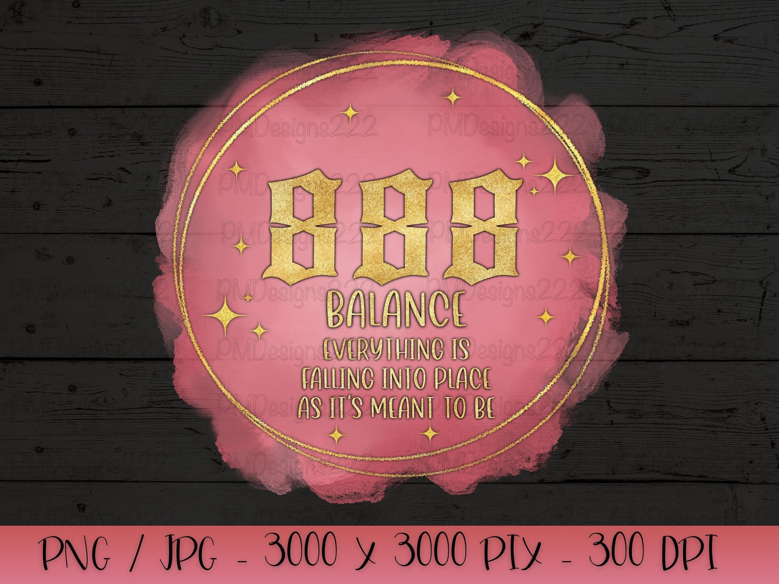 888 Angel Number Sublimation Graphics, Angel Number Png, Angel