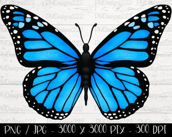 青色の蝶のデジタルアート 青い蝶のpng、蝶のpng、蝶のクリップアート、青い蝶の昇華グラフィック
