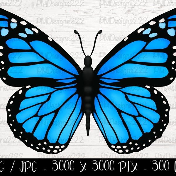 Blue butterfly png, butterfly png, butterfly clip art, Blue butterfly sublimation graphics, butterfly digital artwork, butterfly printable