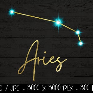 Aries png, Aries constellation png, astrology sublimation, Aries printable, zodiac sublimation, Aries sublimation graphic, Aries digital art
