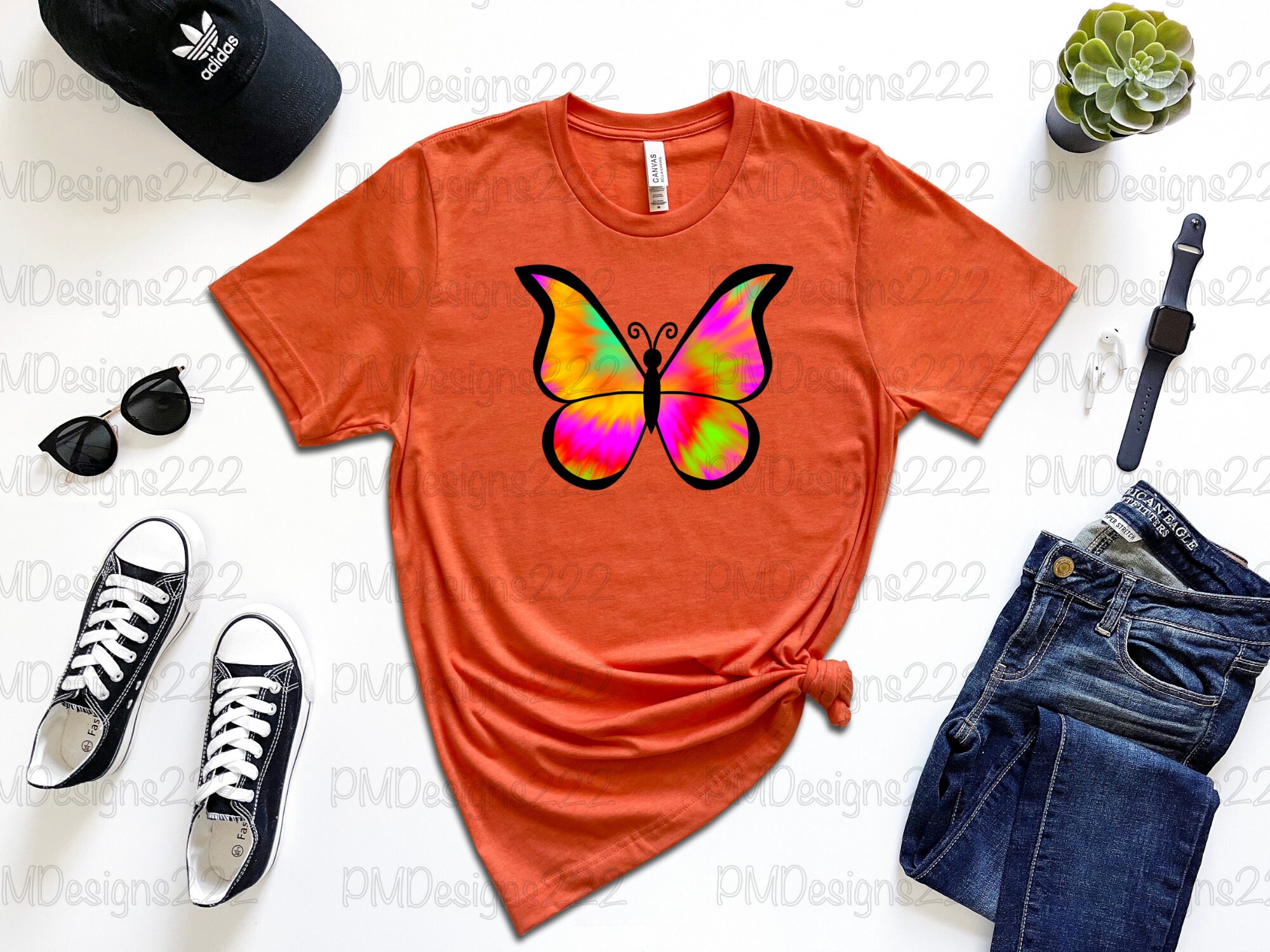 Tie Dye Png Bundle, Tie Dye Sublimation Png, Butterfly Png Bundle ...
