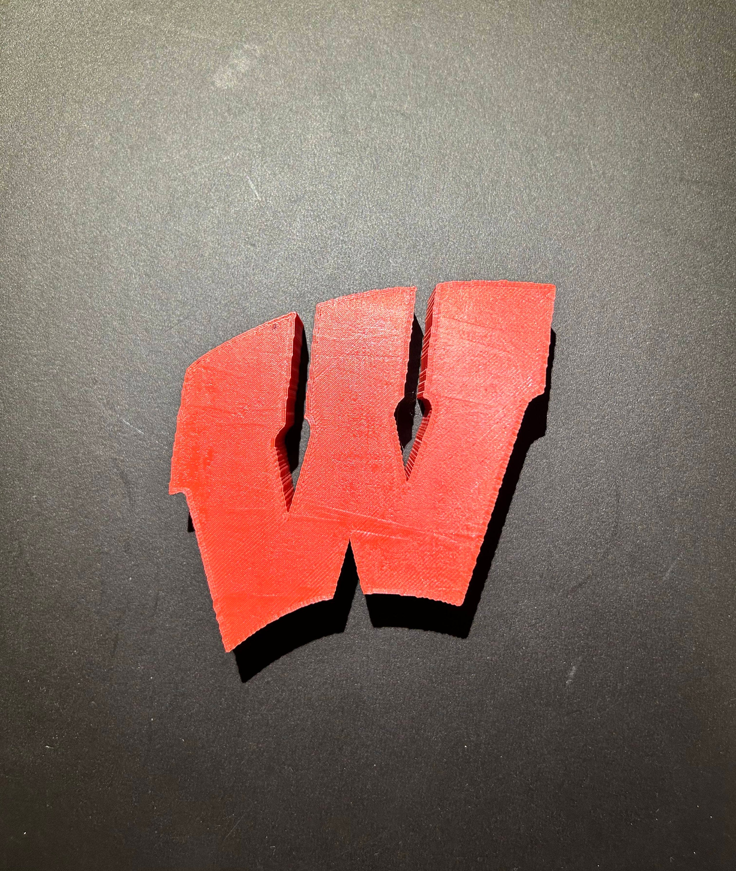 The University of Wisconsin Logo (W) for College Bed Parties Dorm Room ...