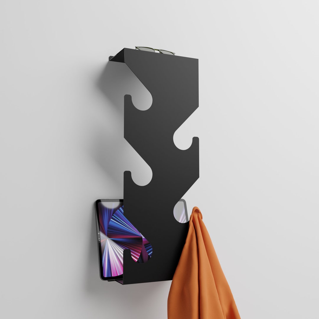 Vertical Wall Mounted Coat Rack Modern Coat Rack Wall Coat Etsy