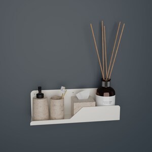Minimalist Bathroom Shelves Modern Style, Shelves Decor, Shelf Metal ...