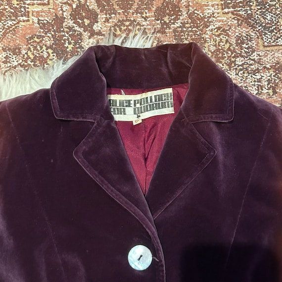 Rare 1960’s Alice Pollock Quorum Silk Velvet Suit - image 7