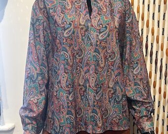 Lucy In The Sky - 1980’s / 90s does 70’s Paisley Blouse