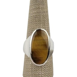 Sterling Silver Tigers Eye Ring