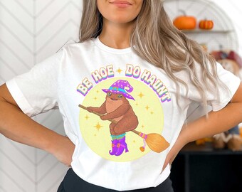 Be Hoe Do Haunt Witch Toad Shirt | Witch Frog t-shirt | Halloween Witch shirt  | Witch Hat Frog Unisex t-shirt