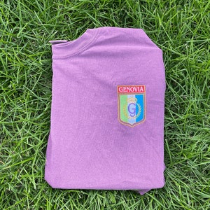 Genovia Crest EMBROIDERY | Princess Diaries Movie Embroidered Tee | Princess Diaries Genovia | Genovia Flag garment-dyed heavyweight t-shirt