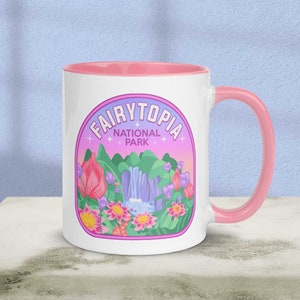 Fairytopia National Park Meme | Fairytopia Movie Mug | 2000s Movie National Park Parody Mug with Color Inside