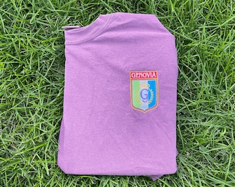 Genovia Crest EMBROIDERY | Princess Diaries Movie Embroidered Tee | Princess Diaries Genovia | Genovia Flag garment-dyed heavyweight t-shirt