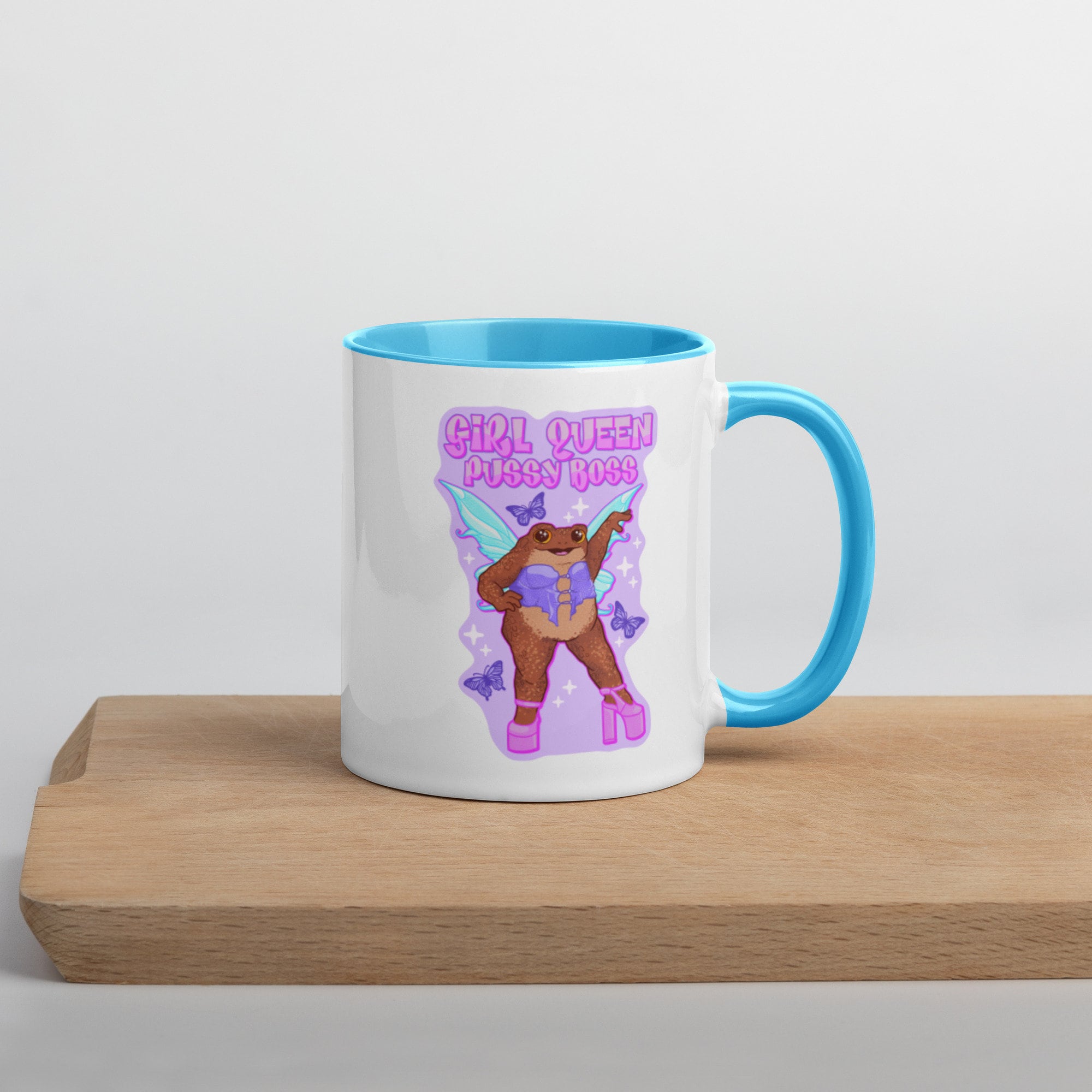 Girl Queen Pussy Boss Toad Mug Toad Fairy Mug Fairycore - Etsy