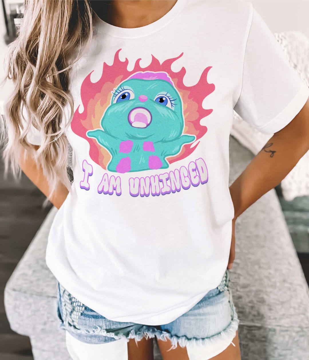 I AM UNHINGED Bibble Meme T-shirt Fairytopia Bibble Flames Meme Bibble ...