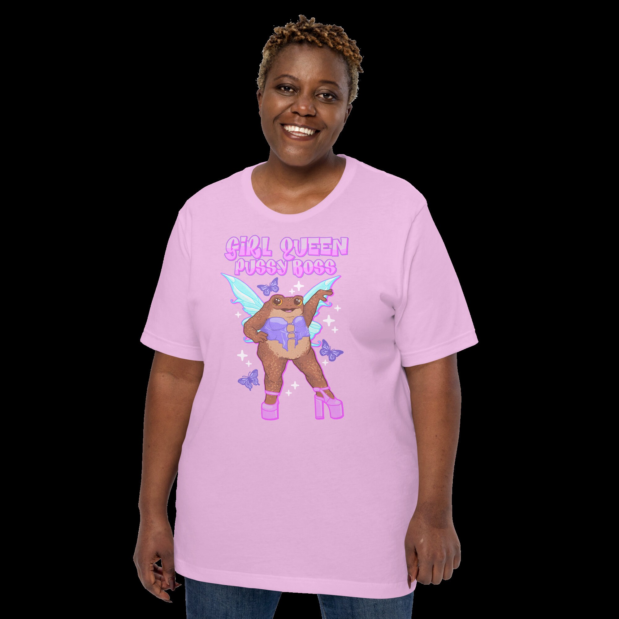 Girl Queen Pussy Boss Toad Shirt Toad Fairy Shirt - Etsy