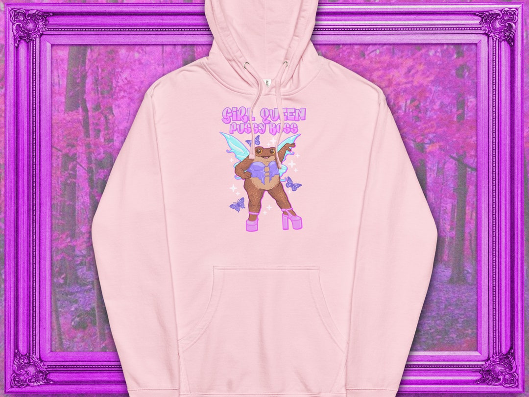 Girl Queen Pussy Boss Toad Pastel Hoodie Toad Fairy Hoodie - Etsy Denmark