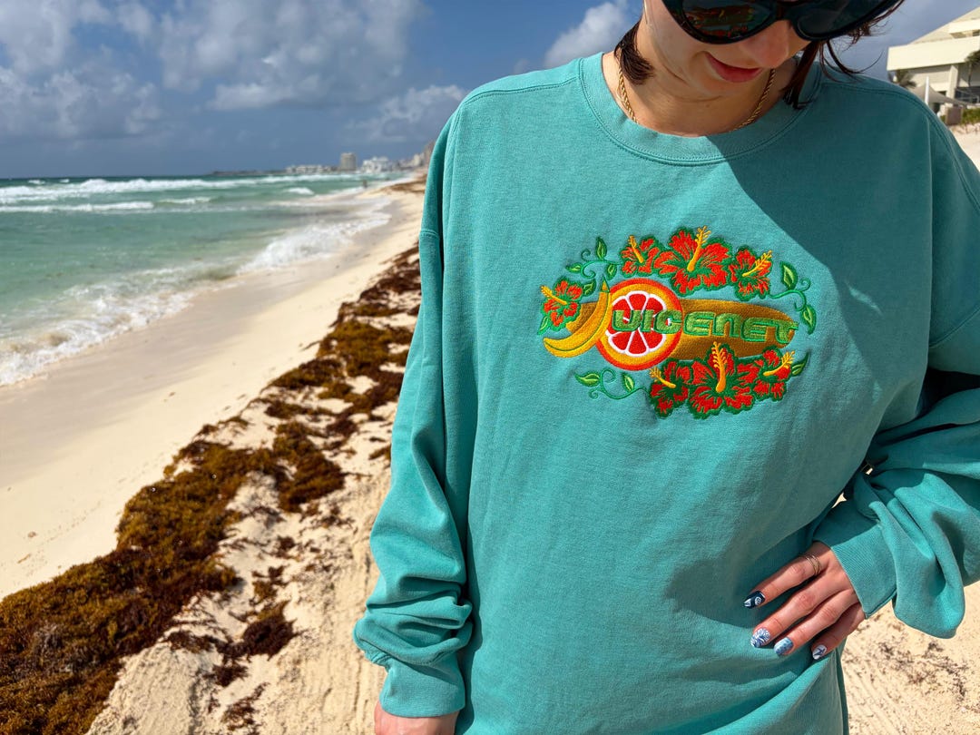 Juicenet Café Embroidered Sweatshirt, H2O Just Add Water Inspired